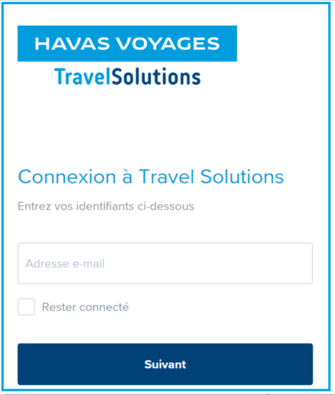 havas voyage connexion